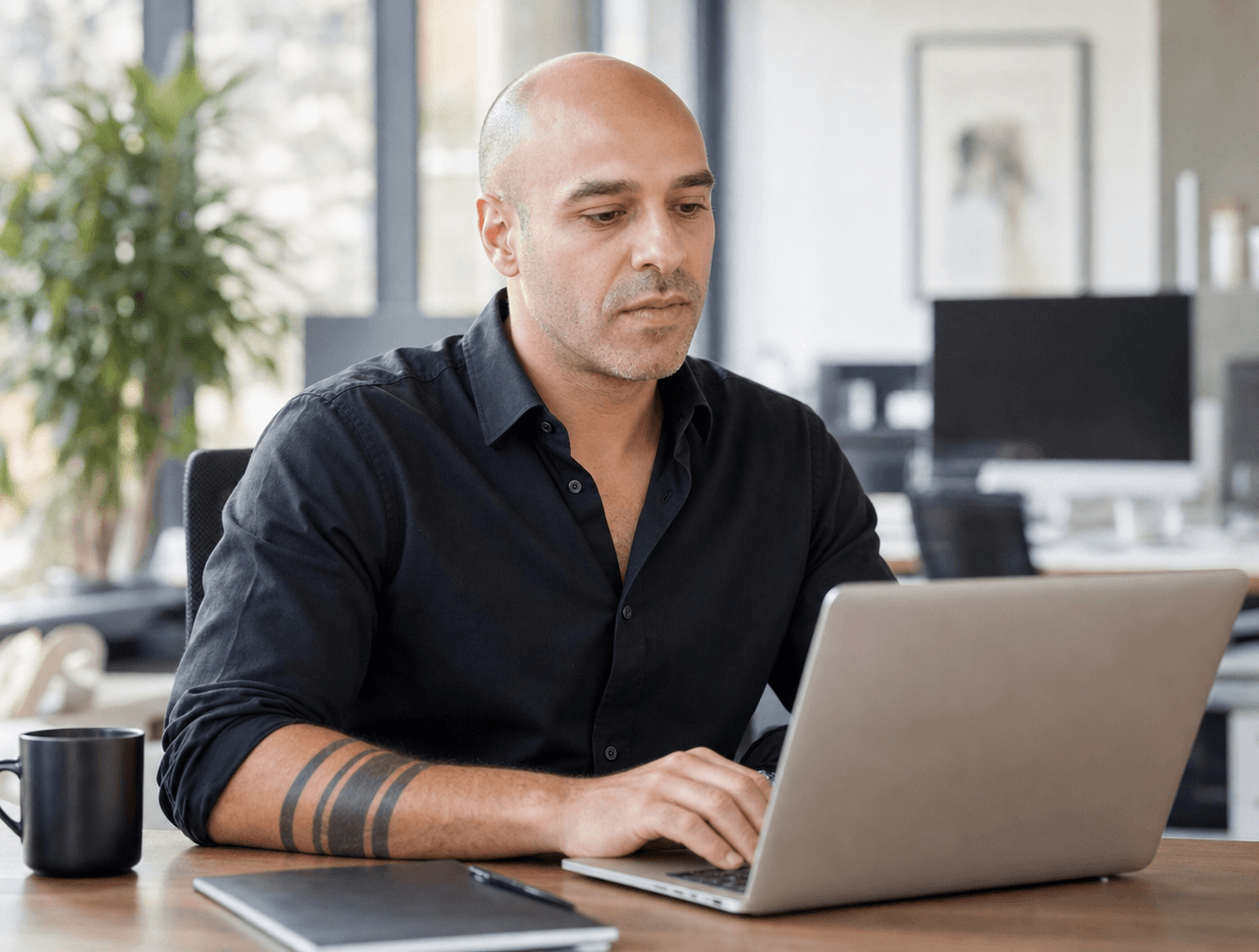 The founder of Text2Task working on the product